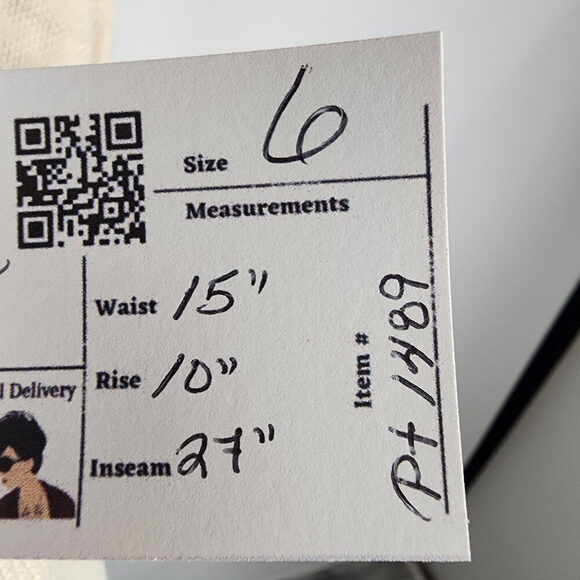 Massimo Dutti Beige Herringbone Knit Pants Size 6 - Picture 9 of 9